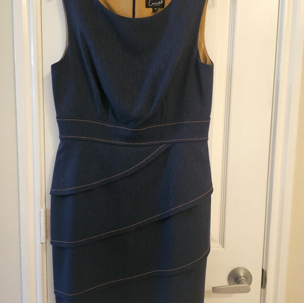 Jean Layered Dress With Soft Lining